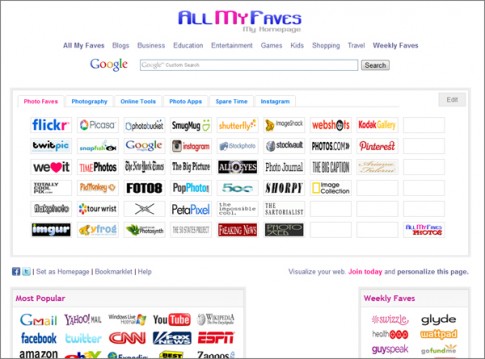 AllMyFaves: The Best iGoogle Alternative Homepage - The All My Faves Blog